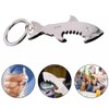Shark Keyring with Bottle Opener in Silver / Bottle Opener