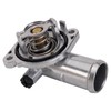 TRQ Thermostat with Housing Compatible with 2011-2021 Chrysler Dodge Jeep