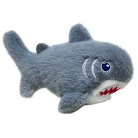 Cuddly Gray Shark Stuffed Animals for Gilrs and Boys, Mini Sea-Animal Plushies Keychain, Soft Stuffed Shark Plush Toys for Goodie Bag Stuffers, Easter Egg Fillers, Christmas Decoration