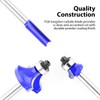 KOWOOD Router Bits Sets of 24A Pieces 1/4 Inch Shank