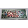 Brush Pile Santa Claus Christmas Banknote Holiday Signs Posters Banners