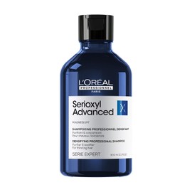 L'Oréal Professionnel Strengthening Hair Shampoo for Thinning Hair, Serioxyl Advanced Purifier & Bodifier Shampoo, 300 ml