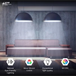 Star Microelectronic Systems LED Light Bulb 90 CRI 800 Lumens 5000K 33,000Hrs A19 Non-Dimmable (10 Pack)