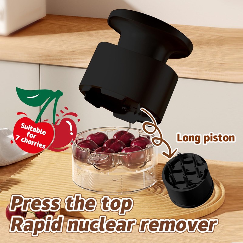 Cherry Pitter - Quick Release Multi Cherries Stoner Pitter 7-in-1,
