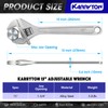 KARRYTON 15" Inch Adjustable Wrench with 1-3/4"(44mm) Max Jaw Opening