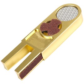 UPIQNG Billiard Cue Tip Tool U Shape Billiards Cue Tip Trimmer Pool Cue Tip Stick Shaper Sanders Portable 3 in 1 Multifunction Mini Pool Cue Tip Repair Tool Snooker Supply