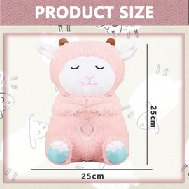 LDDYKZY Anxiety Relief Koala Soothing Breathing Otter, Anxiety Relief Sheep, Soothing Relief Plush Toys, Breathing Movement Soothing Otter, Stuffed Animal Soothing Toy, Pink