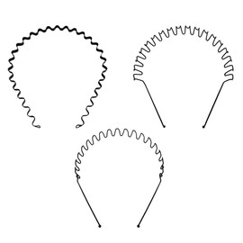 simPLEISURE ha100050a01n0 Unisex Hair Clip, 3 Types, Black, Simple Design, For Soccer and Other Bangs, Set of 3 (ABC Set)