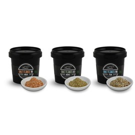 BEMBO Barbecue - BBQ Rub - Salt Flakes Pack - Made in Italy - Salt Flakes for Grilling - Flavored Salt Flakes for Grilling, Grilling and Marinade