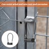 4 Digit Combination Padlock Outdoor Waterproof Steel Cable Code Padlocks