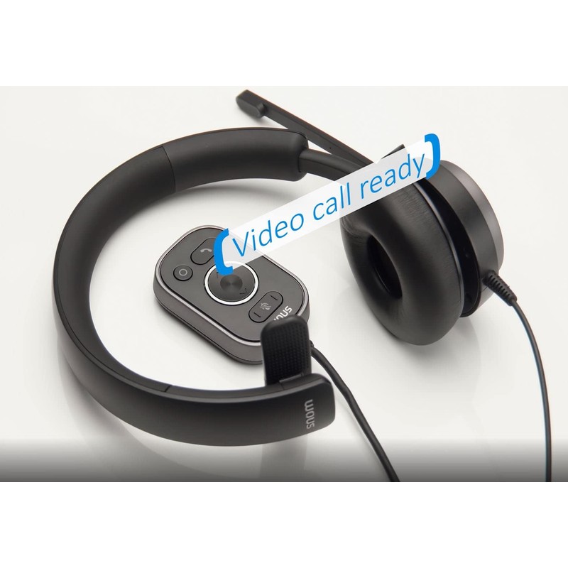 Snom A330D Wired Over-Ear Headset - Headset with Microphone Wireless,