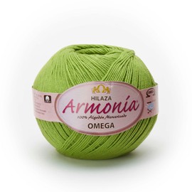 Hilaza Armonía Omega, bola de 100 gramos (Verde)