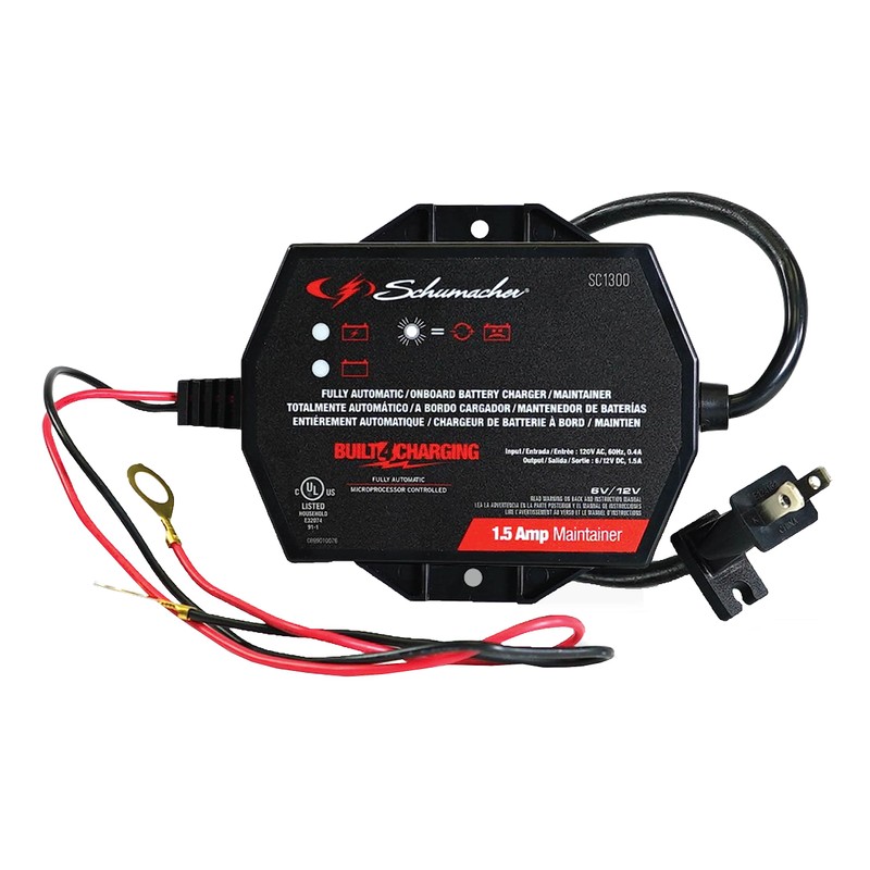 Schumacher SC1300 Fully Automatic On-board Maintainer, 1 Pack
