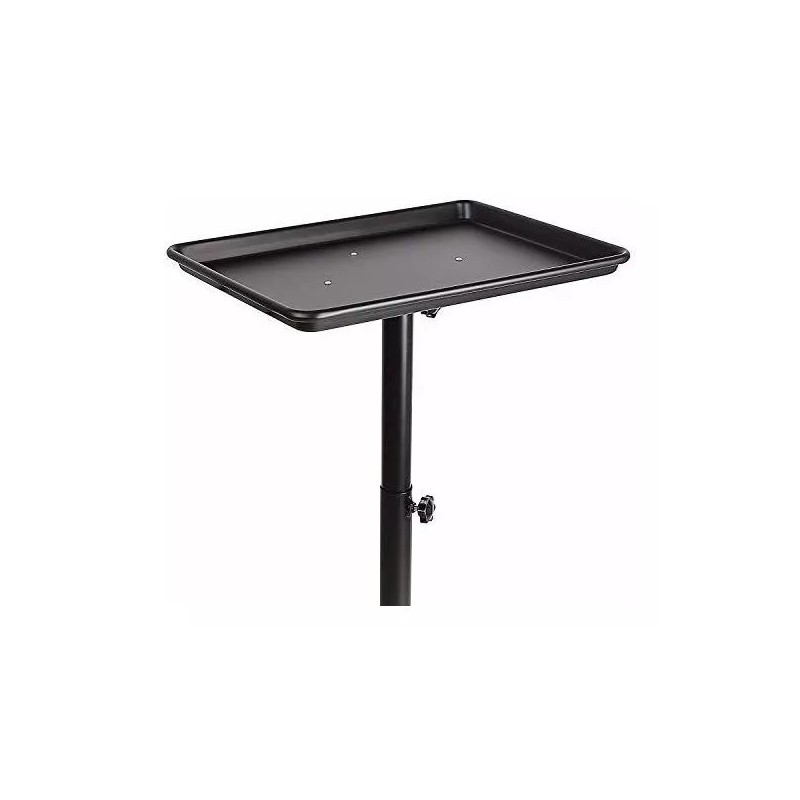 QNI-LMB Bandeja De Servicio Para Spa, Tatuajes, Salón Belleza- Negra