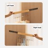 2 pack 12 inch valet rods for closets,pull out closet
