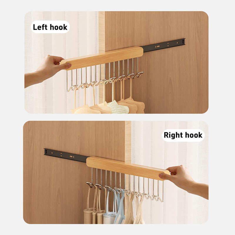 2 pack 12 inch valet rods for closets,pull out closet