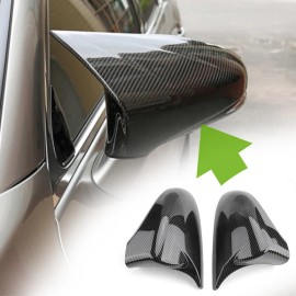 carmirrorshop FOR 14-20 LEXUS IS200t IS300 IS350 M STYLE CARBON LOOK SIDE MIRROR COVER OVERLAY