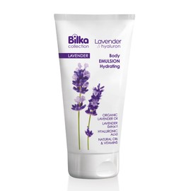 Bilka Collection Lavender & Hyaluron Body Emulsion Hydrating, Feuchtigkeitsspendend Körperlotion mit Lavendelöl, Hyaluronsäure & Sheabutter, 200ml