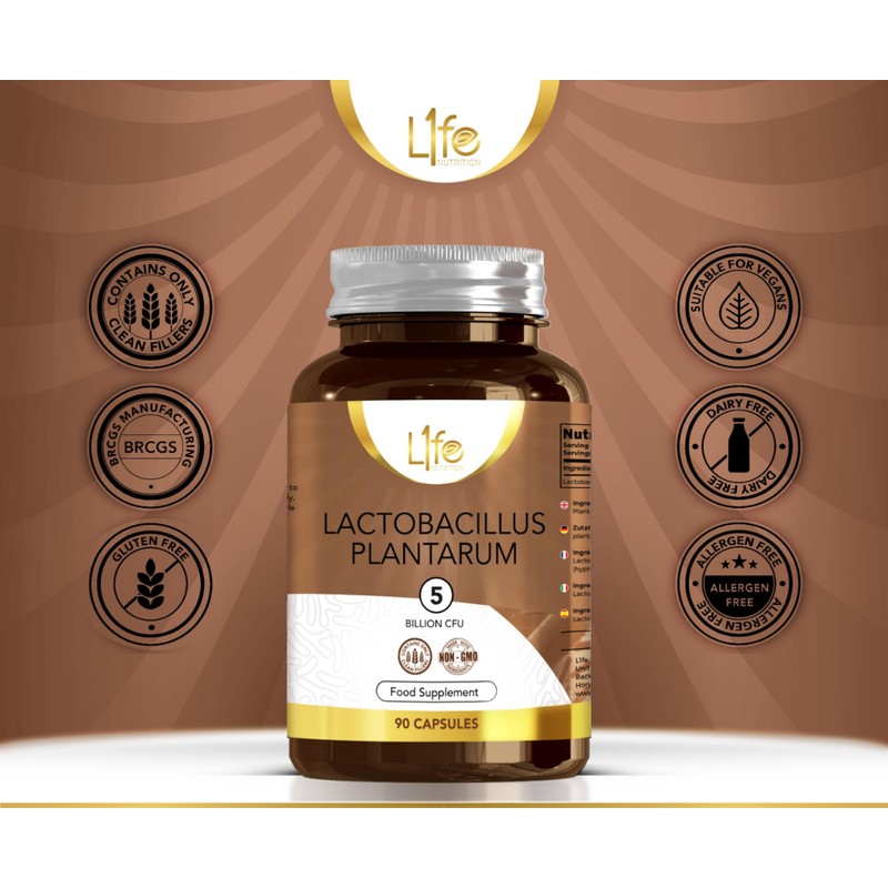 LN Lactobacillus Plantarum | 90 L-Plantarum Capsules - 5 Billion