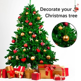 Ornament Hooks, 100Pcs Christmas Ornament Hooks for Christmas Trees Gold Metal Ornament Hangers Mini Christmas Tree Hooks with Storage Box Xmas Hanging Hooks for Christmas Tree Decorations Party Balls