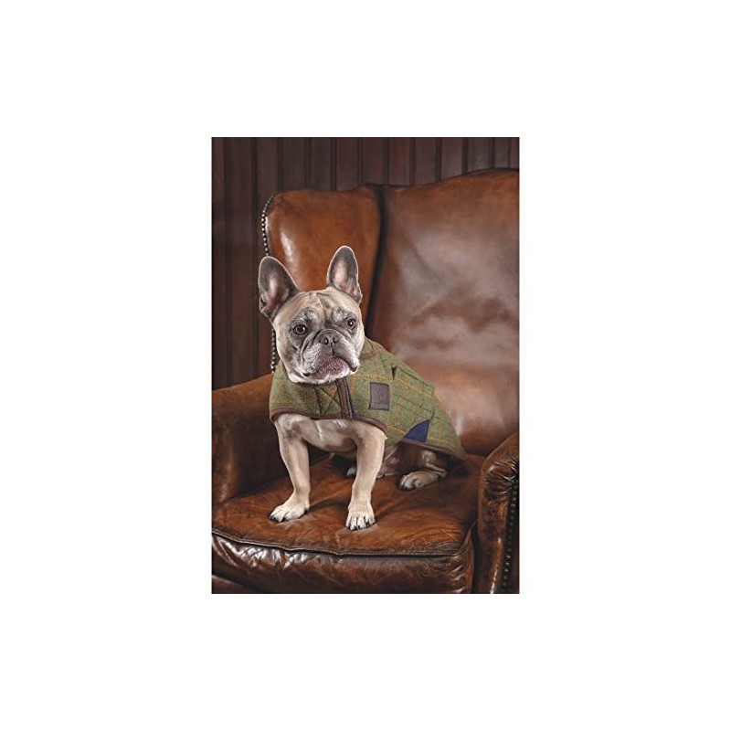 Digby and Fox Tweed Dog Coat Medium