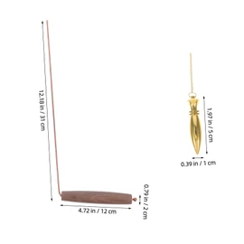 KONTONTY 1 Set Copper Dowsing Rods Professional Divining Tools for Water Metal and Treasure Detection Versatile Energy Seeking Equipment for Archaeology Exploration and Geological Surveys