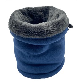 CBValleyol Winter Neck Tube Men's Ski Neck Warmer Neckerchief Unisex Face Scarf Women's Fleece Scarf Tube Scarf for Men Gaiter Mask, blue