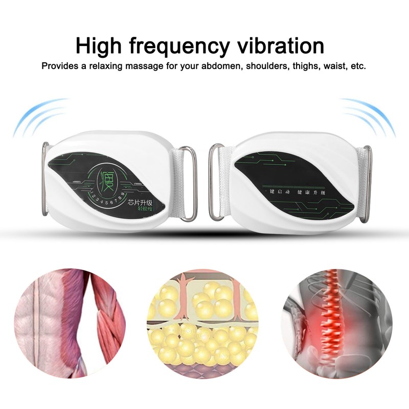 Slimming Belt Machine Portable Promote Digestion Vibration Function Abdominal Massager