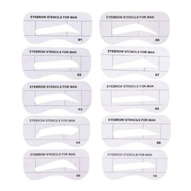 10 Easy Makeup Eyebrow Card Set Eyebrow Drawing Tools / 10가지 간편 메이크업 눈썹카드 세트 눈썹그리는도구