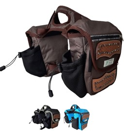 Tahoe Tack Durango Series Triple Layer Padded 600D Horn Bag for Western Saddles, Brown