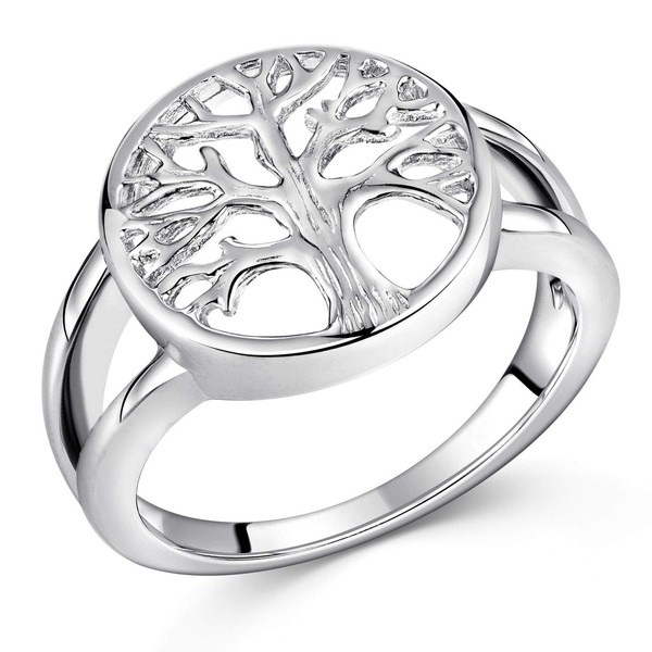 Materia Tree of Life Ring Silver 925 Celtic Ring Tree