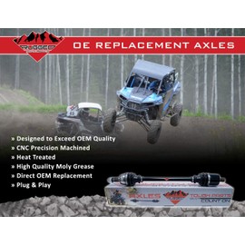 Rugged Rear Right Performance Axle for (2011-15) CFMOTO Z6/ZFORCE 600, in CNC Precision Components, Stainless-Steel Clamps Coated for High Protection, Easy Install OEM: 9060-280200