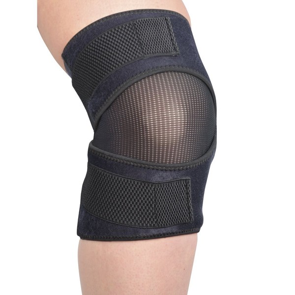 Jobar Collections Etc Comfort Fit Knee Compression Wrap, Black