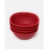 Tupperware Legacy Pinch Cereal Rice Bowl Set Chili Red