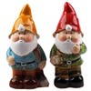 BWG High Glaze 14cm Garden Gnomes - Ceramic Yellow Red
