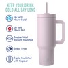 go! 40 oz Tumbler with Handle and Straw | Leakproof