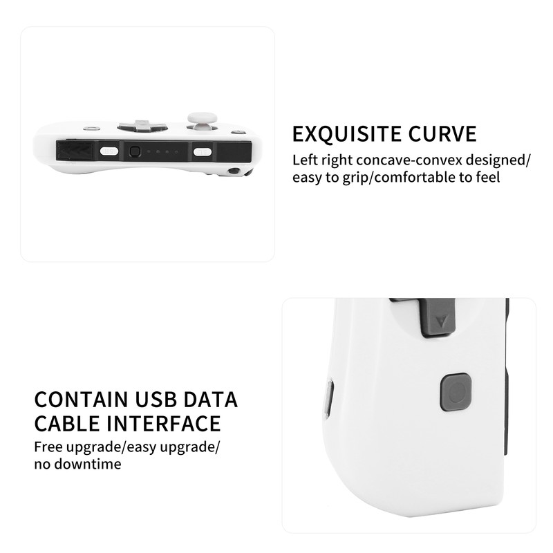 Wireless Gamepad Left Right Bluetooth Game Grip Handle with NFC