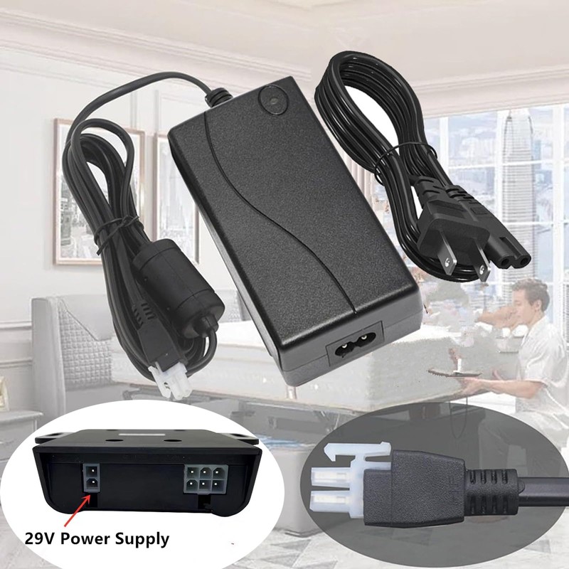 Adjustable Bed Base Power Supply Replacement Power Cord Kit,Compatible with