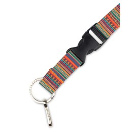Limeloot Colorful Lanyard for Keys, ID Badges, and Accessories - Premium Lanyard with Quick Release Buckle and Flat Ring., Tribal, Standard