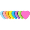 Early Buy 3x3 Heart Shape Sticky Notes 8 Pads/Pack, 75