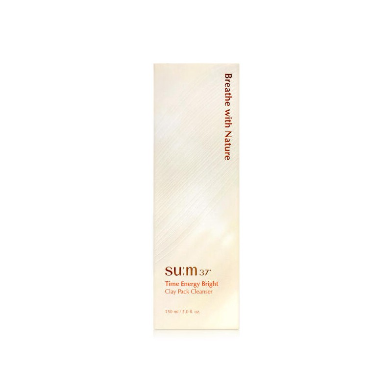 Sulwhasoo 숨37도 타임 에너지 브라이트 클레이 팩 클렌저 150ml Sooryehan