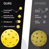 SPP 26/40-Hole Pickleball Balls,6Pcs 12Pcs 24Pcs 48Pcs，Durable High-Visibility Standard Pickleballs