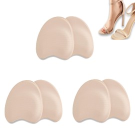 LUYING 6-Piece Toe Cushion, Shoe Size Adjustment Set, Prevents Blisters, Heel Pad, Prevents Shoes Removing, Toe Shock Absorption, Toe Absorption, Insole Protection Pad, Loose Shoe Size, Shock