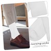 Ipetboom 4Pcs Non Slip Nursing Socks for Men Cotton Calf