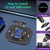 72 W USB Outlet 12 V 5 in 1 Car