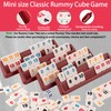 Smilejoy Mini Rummy Cube 4 Players Edition,Travel Rummy Game Set