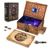 Dibetoy 3D Wooden Puzzles for Adults,DIY Book Nook Kit,Mechanical Treasure