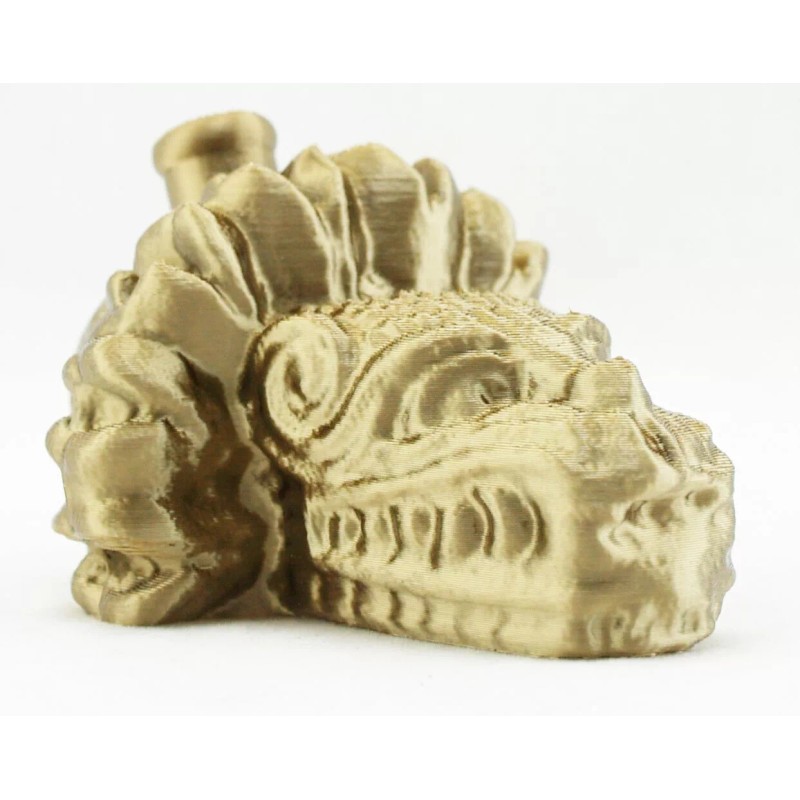 Aztec Quetzalcoatl Death Whistle Ancient Gold Feathered Serpent God MADE