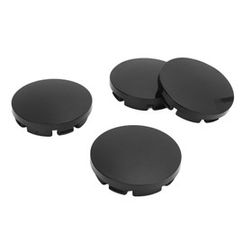 56mm 4PCS Car Wheel Center Hub Black Compact Tyre Rim Hub Cover Universal Vehicle