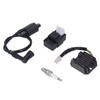 Ignition Coil 6Pin CDI Voltage Regulator Spark Plug Kit for